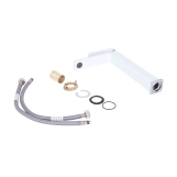Змішувач для раковини Qtap Gemini високий QTGEM269CRW45679 Chrome/White Фото - 3
