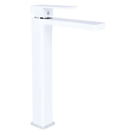 Смеситель для раковины Qtap Gemini высокий QTGEM269CRW45679 Chrome/White