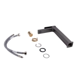 Змішувач для раковини Qtap Gemini високий QTGEM269GMB45680 Gunmetal Black PVD (SD00051804) Фото - 3
