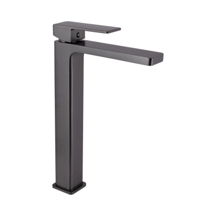 Змішувач для раковини Qtap Gemini високий QTGEM269GMB45680 Gunmetal Black PVD (SD00051804)
