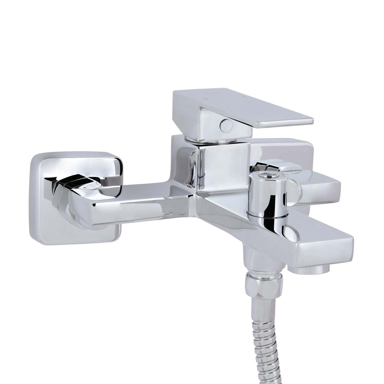 Змішувач для ванни Qtap Gemini (з душовим гарнітуром) QTGEM259CRM45681 Chrome Фото - 2