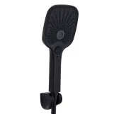 Смеситель для ванны Qtap Gemini (с душевым гарнитуром) QTGEM259BLM45682 Black Matt Фото - 3