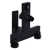 Смеситель для ванны Qtap Gemini (с душевым гарнитуром) QTGEM259BLM45682 Black Matt Фото - 5