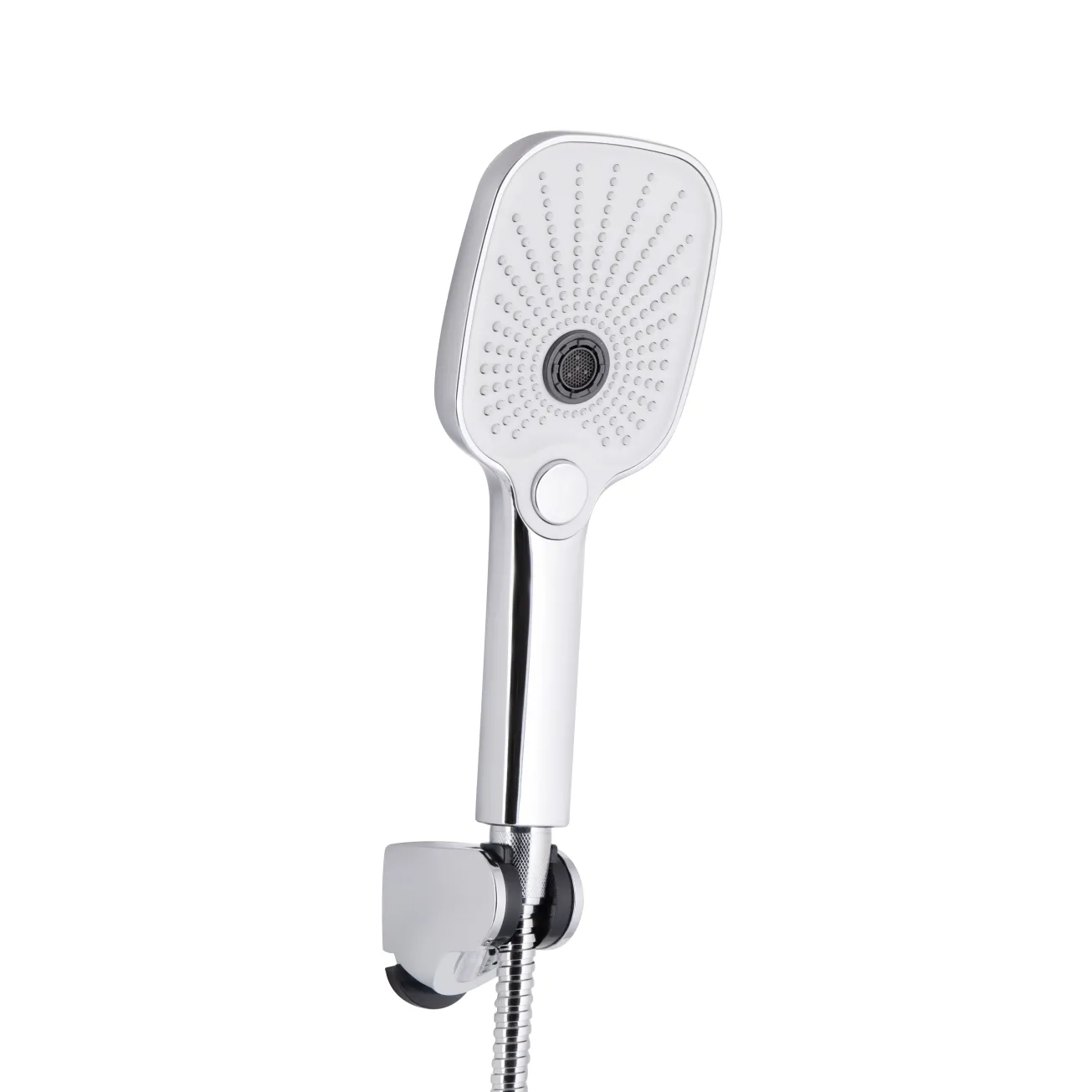 Змішувач для ванни Qtap Gemini (з душовим гарнітуром) QTGEM259CRW45683 Chrome/White Фото - 3