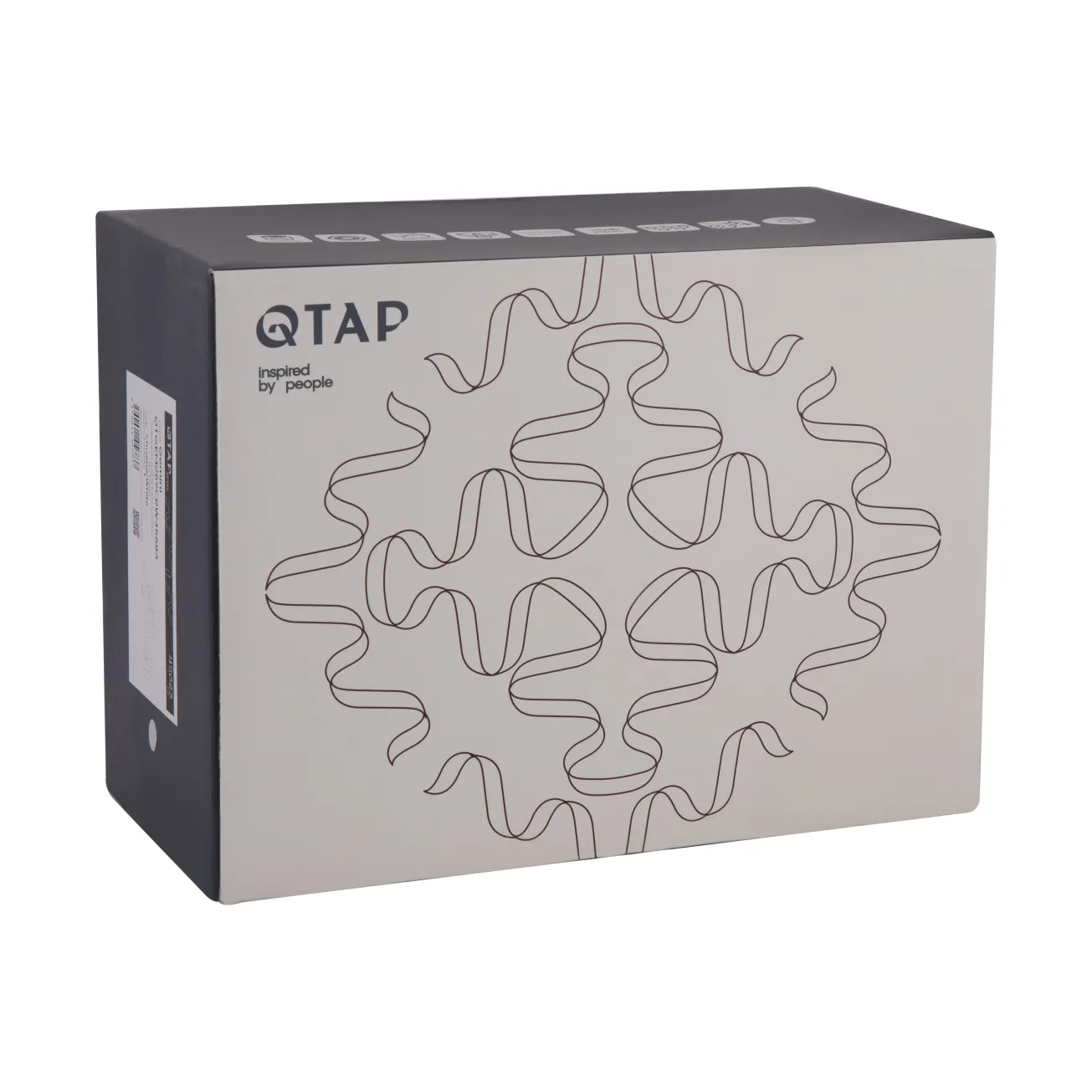 Змішувач для ванни Qtap Gemini (з душовим гарнітуром) QTGEM259CRW45683 Chrome/White Фото - 6