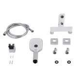 Змішувач для ванни Qtap Gemini (з душовим гарнітуром) QTGEM259CRW45683 Chrome/White Фото - 5