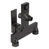 Змішувач для ванни Qtap Gemini (з душовим гарнітуром) QTGEM259GMB45684 Gunmetal Black PVD (SD00051808) Фото - 2