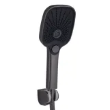 Змішувач для ванни Qtap Gemini (з душовим гарнітуром) QTGEM259GMB45684 Gunmetal Black PVD (SD00051808) Фото - 4