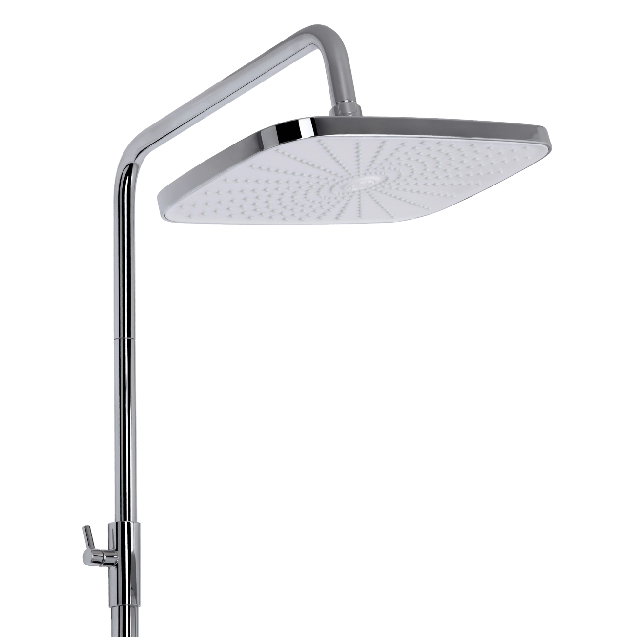 Душова система універсальна Qtap Gemini на три споживача (з виливом) QTGEM111CRW45687 Chrome/White Фото - 4