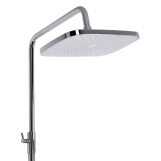 Душова система універсальна Qtap Gemini на три споживача (з виливом) QTGEM111CRW45687 Chrome/White Фото - 4