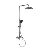 Душова система універсальна Qtap Gemini QTGEM111GMB45688 Gunmetal Black PVD (SD00051812)