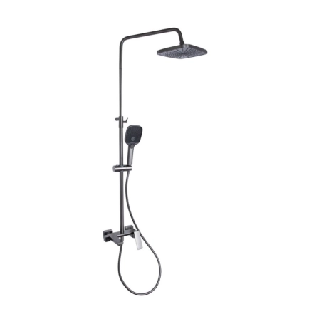 Душова система універсальна Qtap Gemini QTGEM111GMB45688 Gunmetal Black PVD (SD00051812)