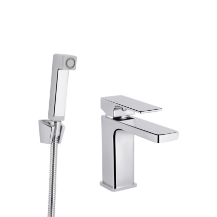 Змішувач для раковини Qtap Gemini (з гігієнічним душем) QTGEM272CRM45689 Chrome (SD00051813)