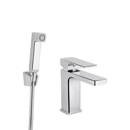 Смеситель для раковины Qtap Gemini (с гигиеническим душем) QTGEM272CRM45689 Chrome (SD00051813)