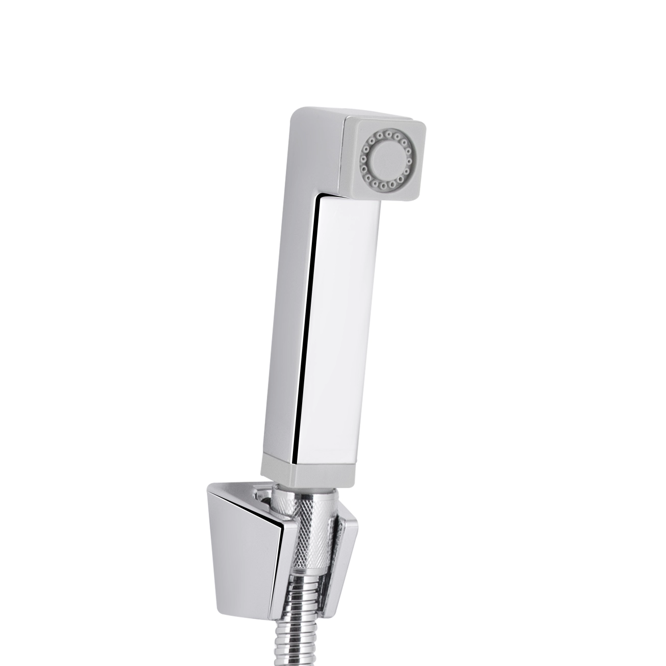 Змішувач для раковини Qtap Gemini (з гігієнічним душем) QTGEM272CRW45691 Chrome/White Фото - 3