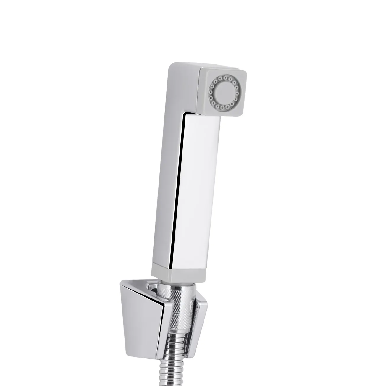 Смеситель для раковины Qtap Gemini (с гигиеническим душем) QTGEM272CRW45691 Chrome/White Фото - 3