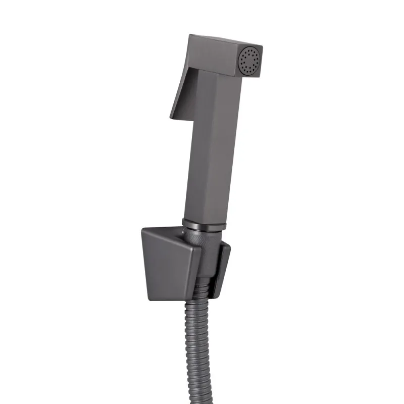 Змішувач для раковини Qtap Gemini (з гігієнічним душем) QTGEM272GMB45692 Gunmetal Black PVD (SD00051816) Фото - 6
