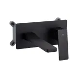 Змішувач для раковини Qtap Gemini прихованого монтажу QTGEM273BLM45694 Black Matt (SD00051818)