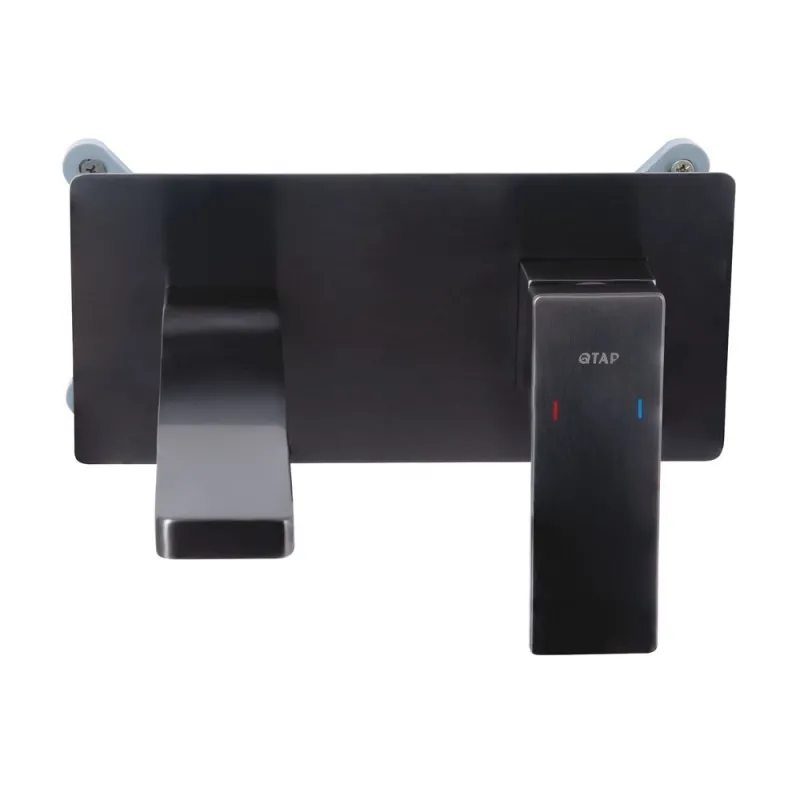 Змішувач для раковини Qtap Gemini прихованого монтажу QTGEM273GMB45695 Gunmetal Black PVD (SD00051819) Фото - 6