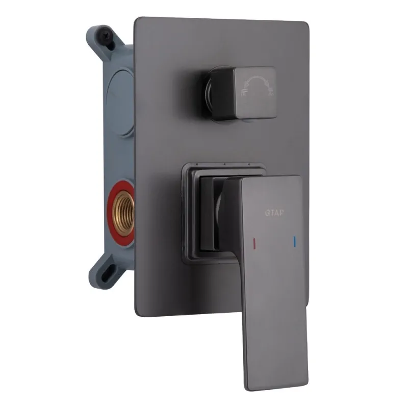 Душова система для душу Qtap Gemini прихованого QTGEM113GMB45698 Gunmetal Black PVD (SD00051822) Фото - 9