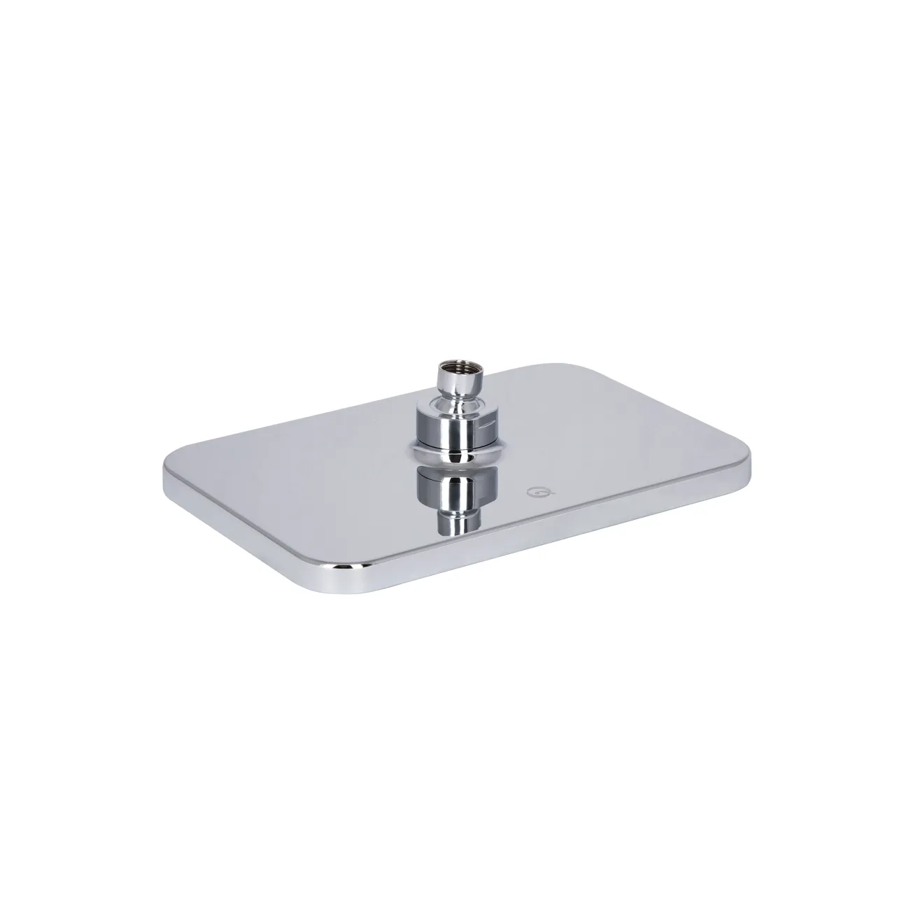Лейка для верхнего душа Qtap Hlavova 260x180 мм прямоугольная QTHLA107CRM45784 Chrome/Black Фото - 2