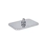 Лейка для верхнего душа Qtap Hlavova 260x180 мм прямоугольная QTHLA107CRM45784 Chrome/Black Фото - 2
