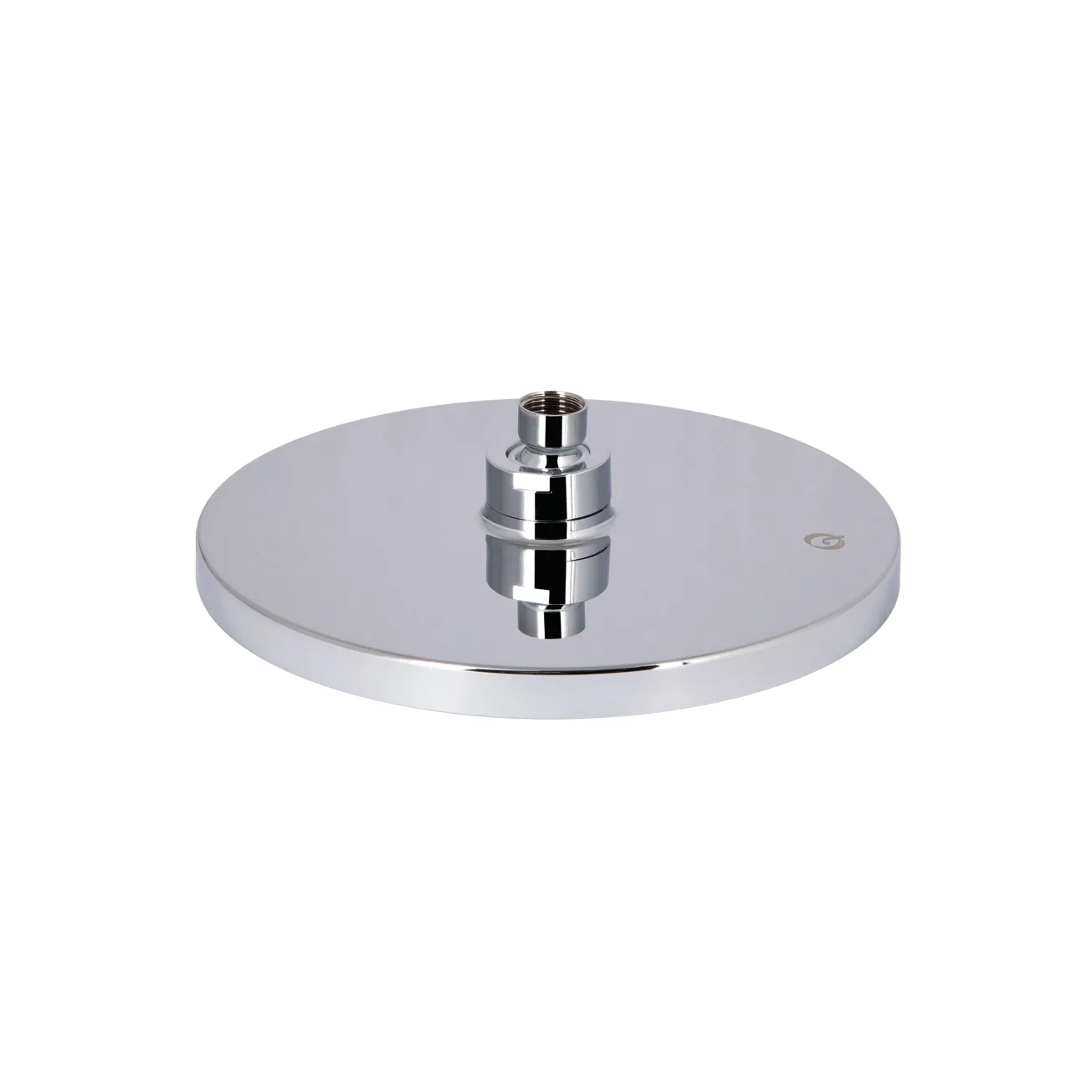 Лейка для верхнего душа Qtap Hlavova D 230 мм округлая QTHLA107CRM45787 Chrome/White Фото - 2
