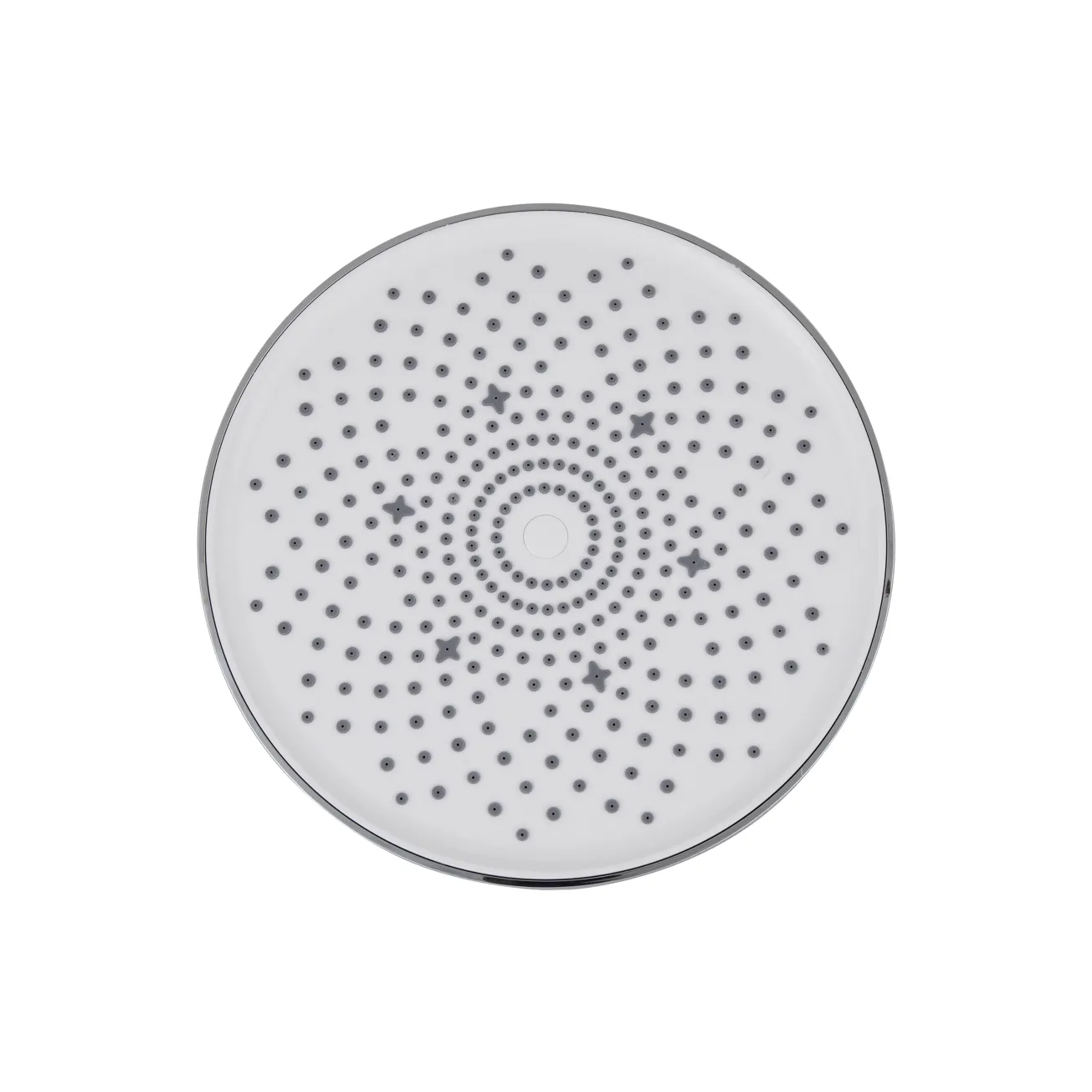 Лейка для верхнего душа Qtap Hlavova D 230 мм округлая QTHLA107CRM45787 Chrome/White Фото - 3