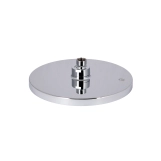 Лійка для верхнього душу Qtap Hlavova D 230 мм округла QTHLA107CRM45787 Chrome/White Фото - 2