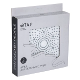 Лійка для верхнього душу Qtap Hlavova D 230 мм округла QTHLA107CRM45787 Chrome/White Фото - 4
