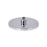 Лейка для верхнего душа Qtap Hlavova D 230 мм округлая QTHLA107CRM45787 Chrome/White Фото - 2