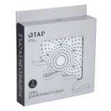 Лейка для верхнего душа Qtap Hlavova D 230 мм округлая QTHLA107CRM45787 Chrome/White Фото - 4