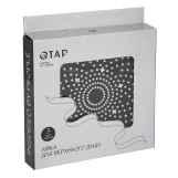 Лейка для верхнего душа Qtap Hlavova D 230 мм округлая QTHLA107BLM45788 Black Matt Фото - 3