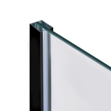 Душова перегородка Qtap Walk-In Standard BLM2011.C8 100х200 см, скло Clear 8 мм, покриття CalcLess (SD00051927) Фото - 4