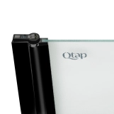 Штора на ванну Qtap Standard BLM407513APL скло Pear 6 мм, 75х130 см, ліва Фото - 3