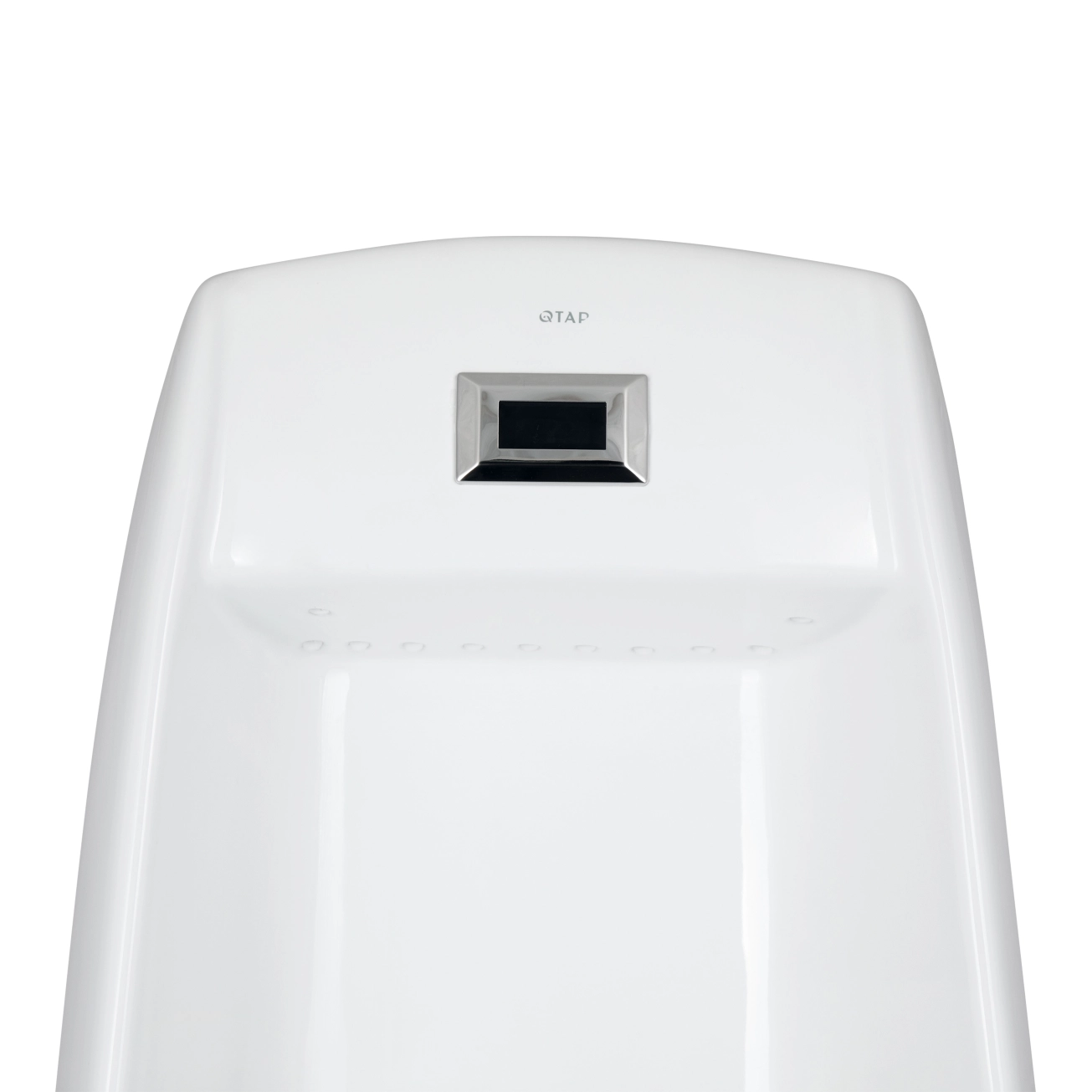 Пісуар підлоговий Qtap Scorpio з ІЧ-датчиком автоматичного змиву 430х370х990 White QT1488101HW Фото - 4