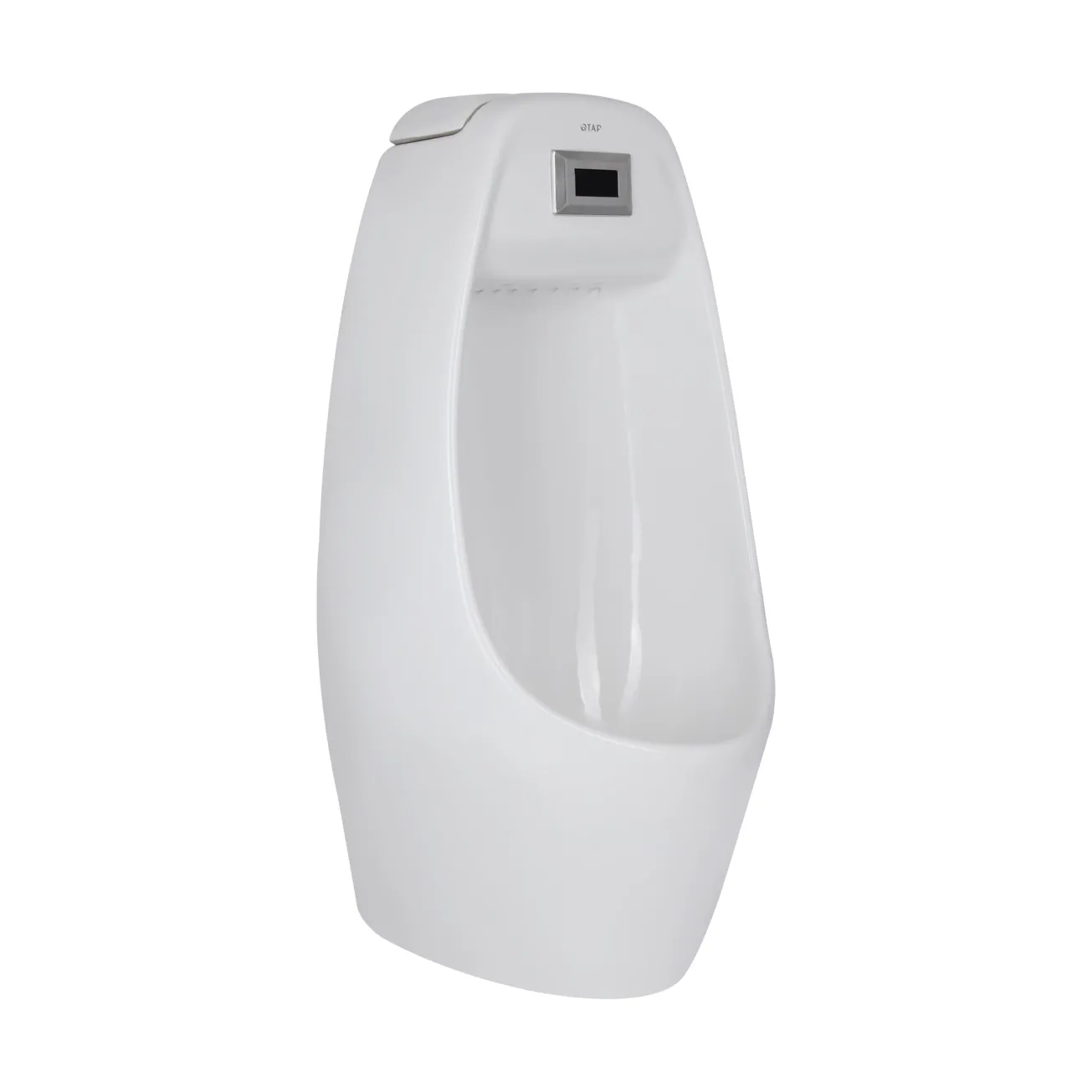 Пісуар підвісний Qtap Stork з ІК-датчиком автоматичного змиву 350х310х685 White QT1588102HW