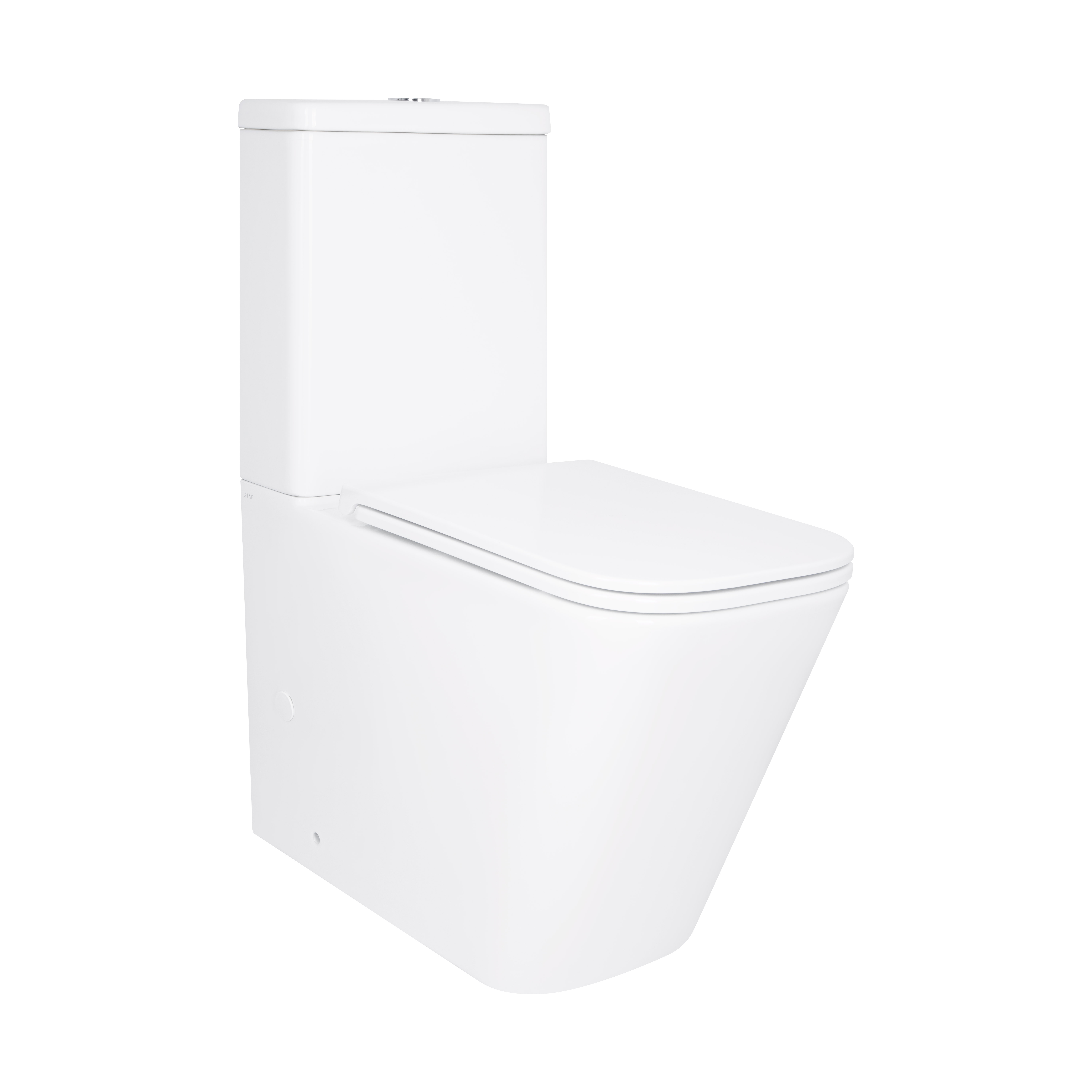 Унітаз підлоговий Qtap Tern Ultra Quiet безобідковий з сидінням Soft-Close QT17226003AW White