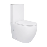 Унітаз-компакт Qtap Robin Ultra Quiet безободковий з сидінням Soft-close QT13226089AW