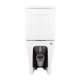 Унитаз-компакт Qtap Cardinal Ultra Quiet безободковый с сиденьем Soft-close QT04222168AUQ3W Фото - 6