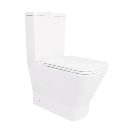 Унитаз-компакт Qtap Cardinal Ultra Quiet безободковый с сиденьем Soft-close QT04222168AUQ3W
