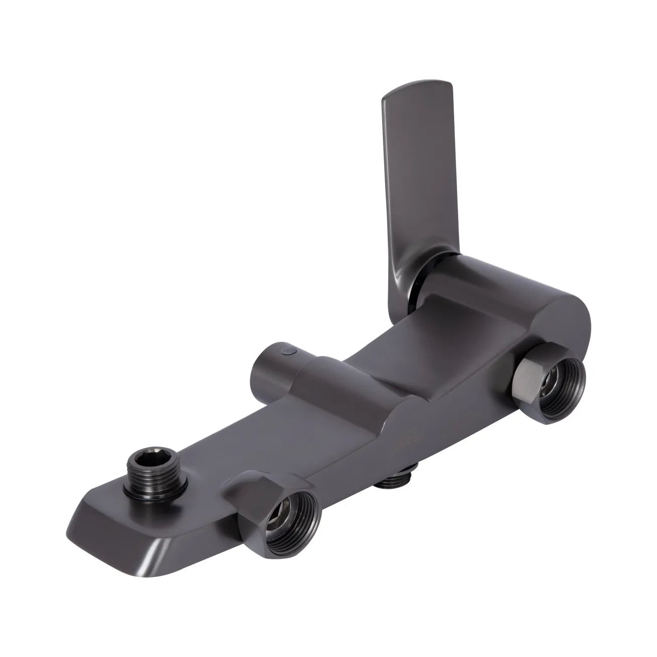 Душова система для душу Qtap Slavonice на два споживача QTSLA110GMB45913 Gunmetal Black PVD Фото - 6