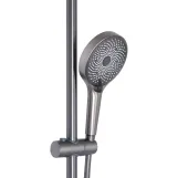 Душова система для душу Qtap Slavonice на два споживача QTSLA110GMB45913 Gunmetal Black PVD Фото - 3