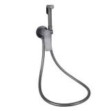 Набор для гигиенического душа Qtap Slavonice округлый QTSLA262GMB45916 Gunmetal Black PVD (SD00052040) Фото - 2