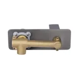 Змішувач для раковини Qtap Slavonice прихованого монтажу QTSLA273GMB45920 Gunmetal Black PVD (SD00052044) Фото - 3