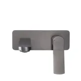 Змішувач для раковини Qtap Slavonice прихованого монтажу QTSLA273GMB45920 Gunmetal Black PVD (SD00052044) Фото - 4