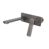 Змішувач для раковини Qtap Slavonice прихованого монтажу QTSLA273GMB45920 Gunmetal Black PVD (SD00052044) Фото - 5