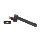 Излив для систем скрытого монтажа Qtap Vytok 240 мм округлый QTVYT246BLM45935 Black Matt Фото - 3