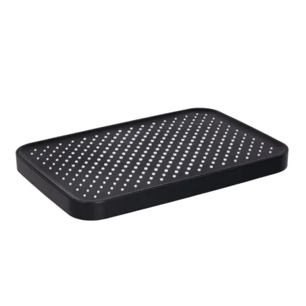 Лейка для верхнего душа Qtap Hlavova 330х220 мм прямоугольная QTHLA107BLM45945 Black Matt