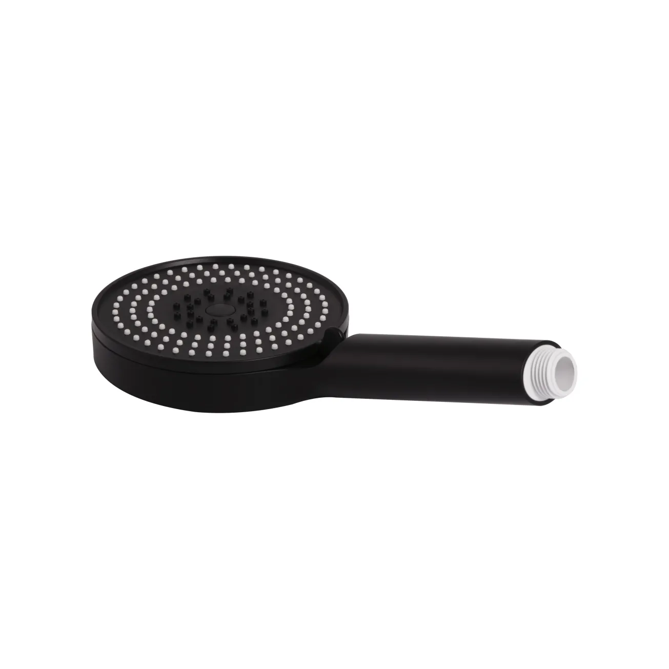 Лійка для ручного душу Qtap Rucni D 130 мм округла QTRUC125BLM45951 Black Matt Фото - 2